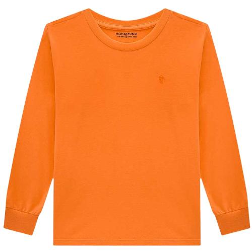 CAMISETA MANGA LONGA MEIA MALHA LISA