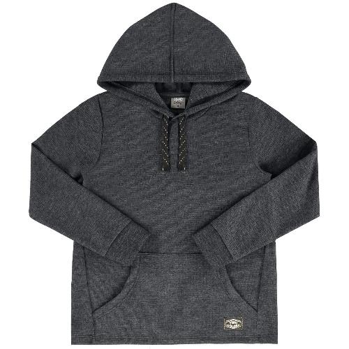 CAMISETA C/ CAPUZ MALHA WAFER