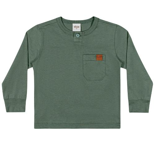 CAMISETA MANGA LONGA C/ BOLSINHO