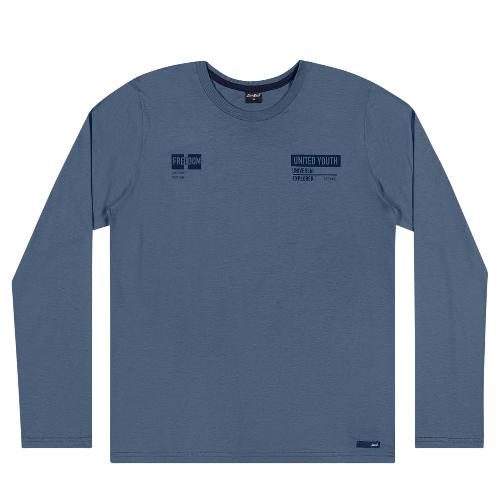 CAMISETA MANGA LONGA MEIA MALHA FREEDOM