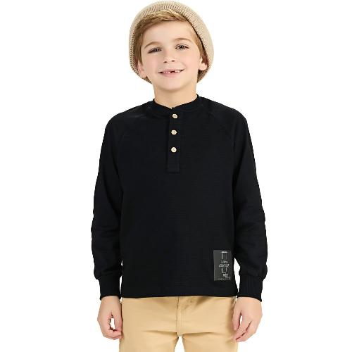 CAMISETA MANGA LONGA MEIA MALHA E TWIST