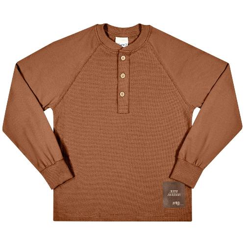 CAMISETA MANGA LONGA MEIA MALHA E TWIST